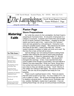 September 2011 - Terrill Road Baptist Church