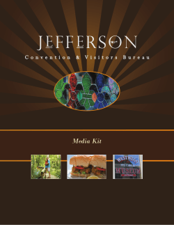 Jefferson CVB Press Kit - Visit Jefferson Parish