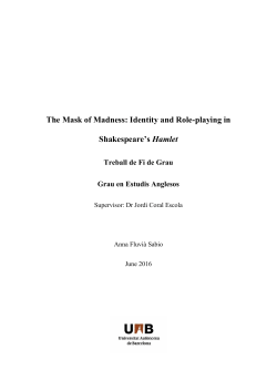 The Mask of Madness: Identity and Role