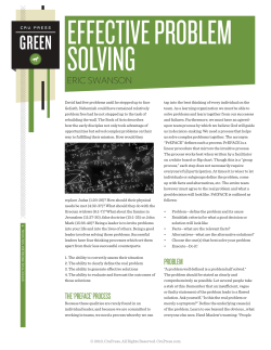 eric swanson the `preface` process problem