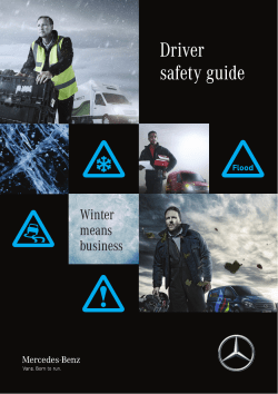 Driver safety guide - Mercedes-Benz