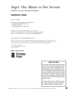 Facilitator Guide-Anger