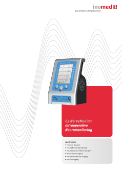 C2 NerveMonitor Intraoperative Neuromonitoring