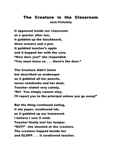 The Creature in the Classroom