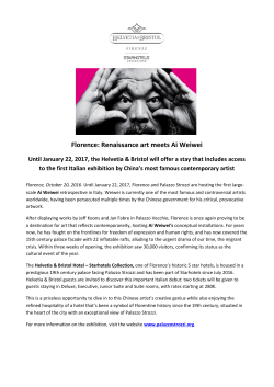 Florence: Renaissance art meets Ai Weiwei