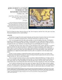John White, Roanoke rescue voyage (Lost Colony), 1590