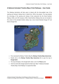 A National Animated Timeline Map of Irish Railways &ndash; User Guide