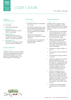 Lesson 3 - Values, Money and Me logo