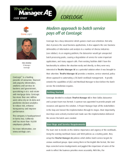 CoreLogic - ThruPut Manager