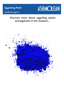 Eggciting Paint - Ashmolean Museum