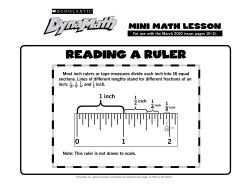 reading a ruler