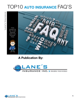 TOP10 AUTO INSURANCE FAQ`S