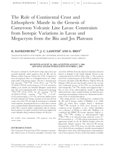 The Role of Continental Crust and Lithospheric