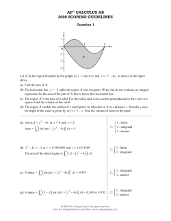 Sample Responses Q1 - AP Central