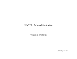 EE-527: MicroFabrication