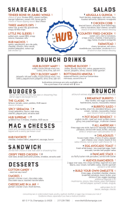 Brunch - The Hub