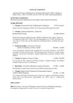 Alina Vasilescu - International Centre of Biodynamics