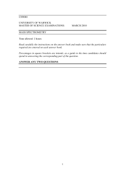 CH908 exam with Answers - Spring 2010
