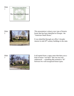 Slide 1 Slide 2 This presentation is about a new type of historic