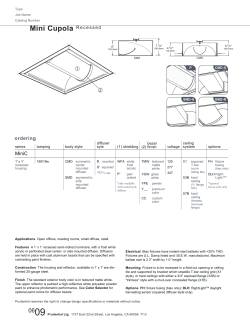 Mini Cupola - Prudential Lighting
