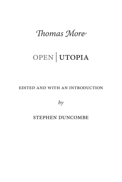 The Open Utopia