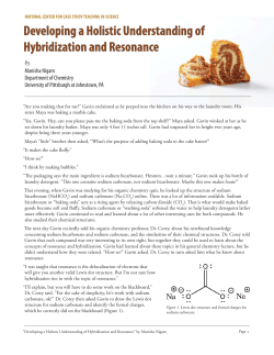 Developing a Holistic Understanding of Hybridization and Resonance