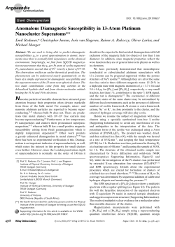 Anomalous Diamagnetic Susceptibility in 13Atom Platinum