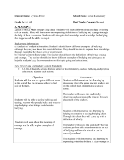 Student Name: Cynthia P&eacute;rez School Name