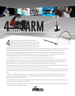 4Arm Strong is a self-therapy device that can expand and lengthen