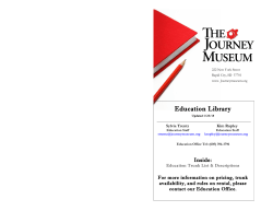 Education Library - The Journey Museum