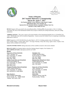 Midwinters Championship 2017 - Charlotte Harbor Community