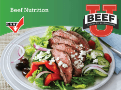 Beef Nutrition