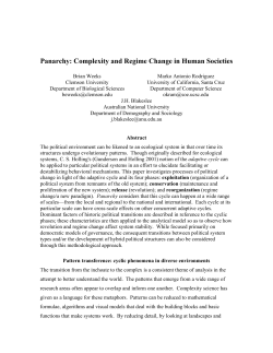 Holling`s Adaptive Cycle in Social Regime Change