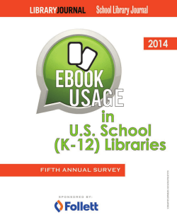2014 Survey of Ebook Usage in US School (K