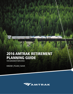 2016 amtrak retirement planning guide