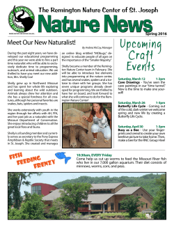 Spring 2016 - City of St. Joseph