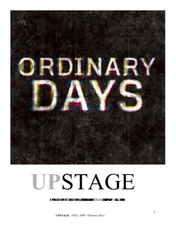 Ordinary Days - Roundabout Theatre Company