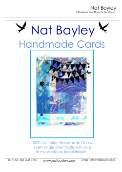 File - Nat Bayley Handmade Cards
