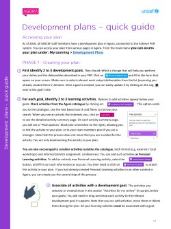 For each goal, identify 2 to 3 learning activities. Options to add
