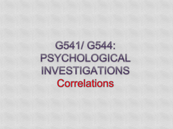 Correlations