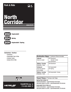 North Corridor - RideMETRO.org