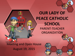 PTO Slides - OLP School