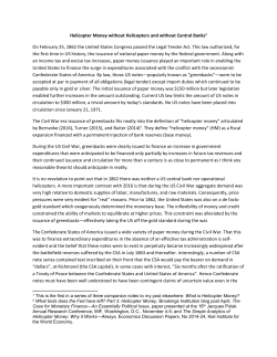 Helicopter Money without Helicopters and without Central Banks