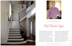 OLD WORLD STYLE - Andrew Howard Interior Design