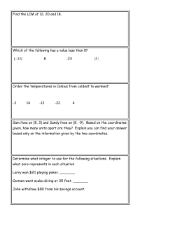 Find the LCM of 12, 20 and 18. Which of the following has a value
