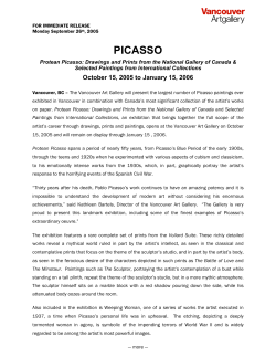 picasso - Vancouver Art Gallery
