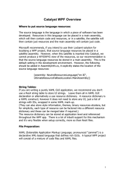 Catalyst WPF Support