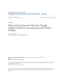 Policymaking Network of the Iron