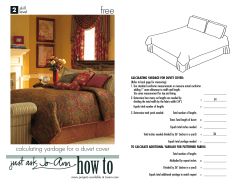 calculating yardage for a duvet cover 2