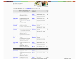 Love and Friendship - Centre For Extended Learning